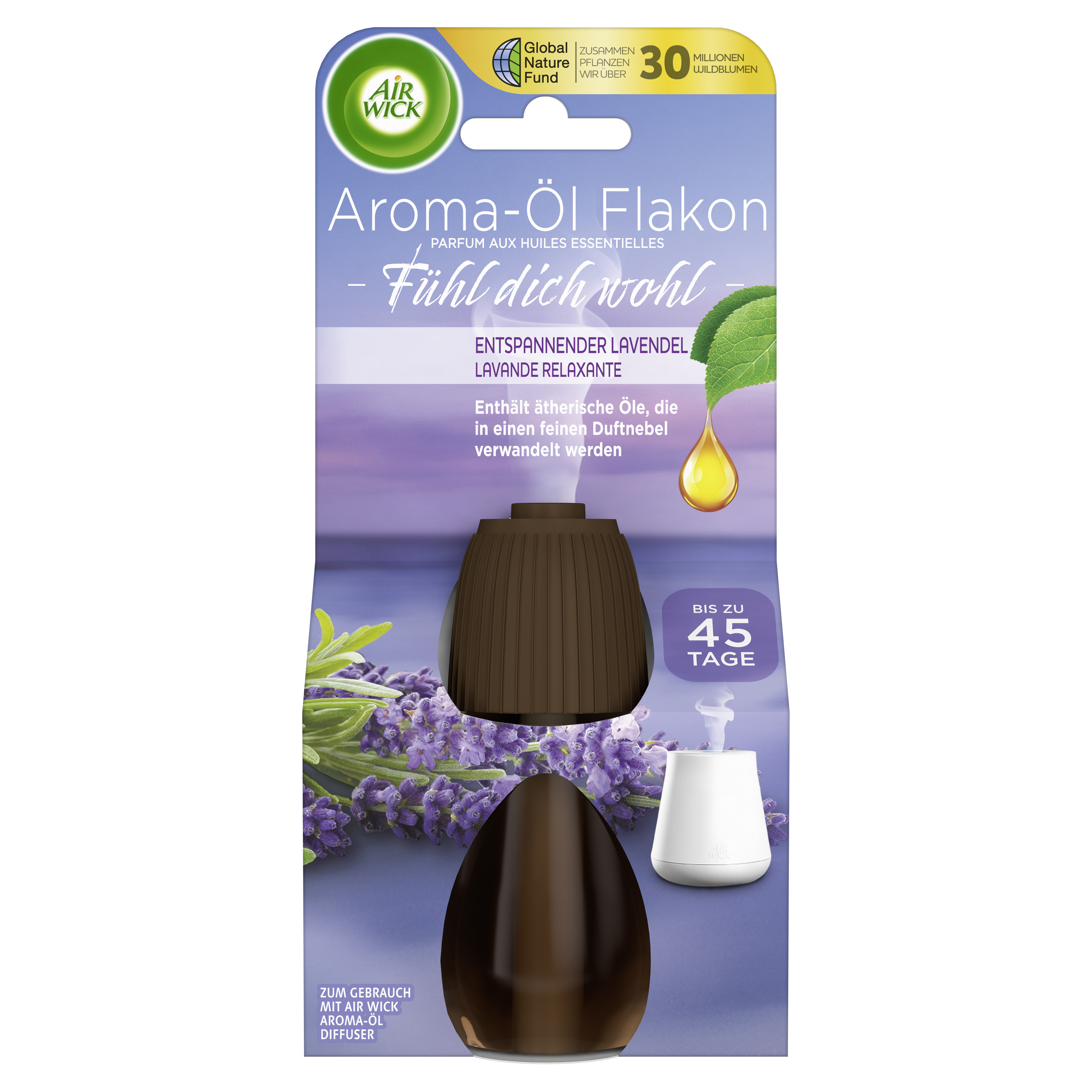 Air Wick Aroma-Öl Flakon Entspannender Lavendel